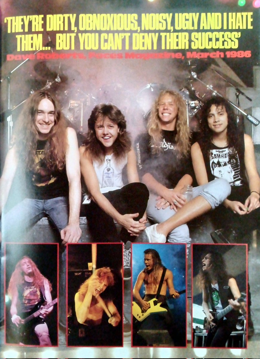 G9a0vTz3PPsDWlJ's tweet photo. METALLICA☠🌹
初来日が決まった時、まだクリフが亡くなる前だったので、パンフレットには、クリフ・バートンが…
今日は、クリフ・バートンの40回目の命日。 https://t.co/JIrJA6yoIs