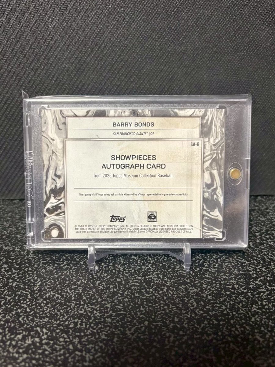 Memosn8g's tweet photo. San Francisco Giants

Topps Museum Collection
BARRY BONDS auto /5

Topps Museum Collection
バリー・ボンズ
直筆サイン 5枚限定

@CardPurchaser https://t.co/VWyFLw8jDO