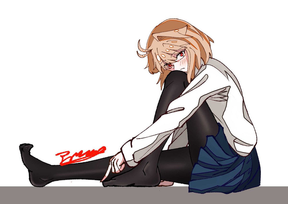 ggifz6618's tweet photo. これに限らずアルクェイドのブーツ描くの面倒くさいからタイツ素足の絵が多い。そも素足は描くのが楽しい
＃月姫R https://t.co/fO6a5P74U4