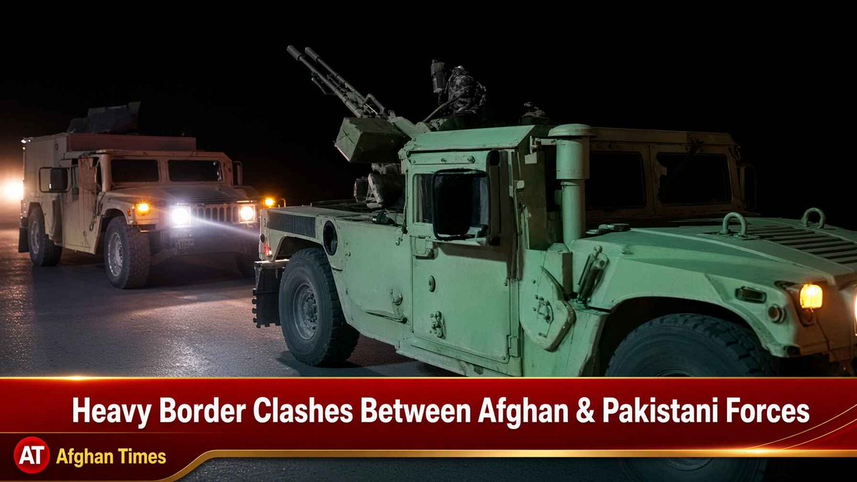 Intense Clashes Erupt Between Afghan Taliban and Pakistani Forces Along Border
