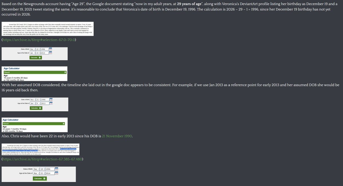 EmberOnMain's tweet photo. Update: It's joever, boys. Some autist did the math.

Not sure how you can defend sexting a 16 year old (a sophomore in high school) when you're 22+, let alone actually having sex with her when she's 17 and you're 23+. It's predatory as fuck. https://t.co/qt6qaosVUu
