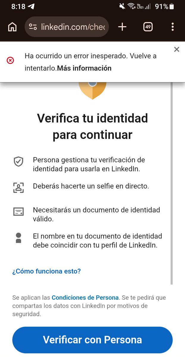 ShantalMen5983's tweet photo. I cannot verify my identity; I get an error message. I also cannot open a support case because I get the same error. I have proof here; my email is aurashantal10@gmail.com and my username is lily zhang. @LinkedInHelp https://t.co/tYoWDTYcqT
