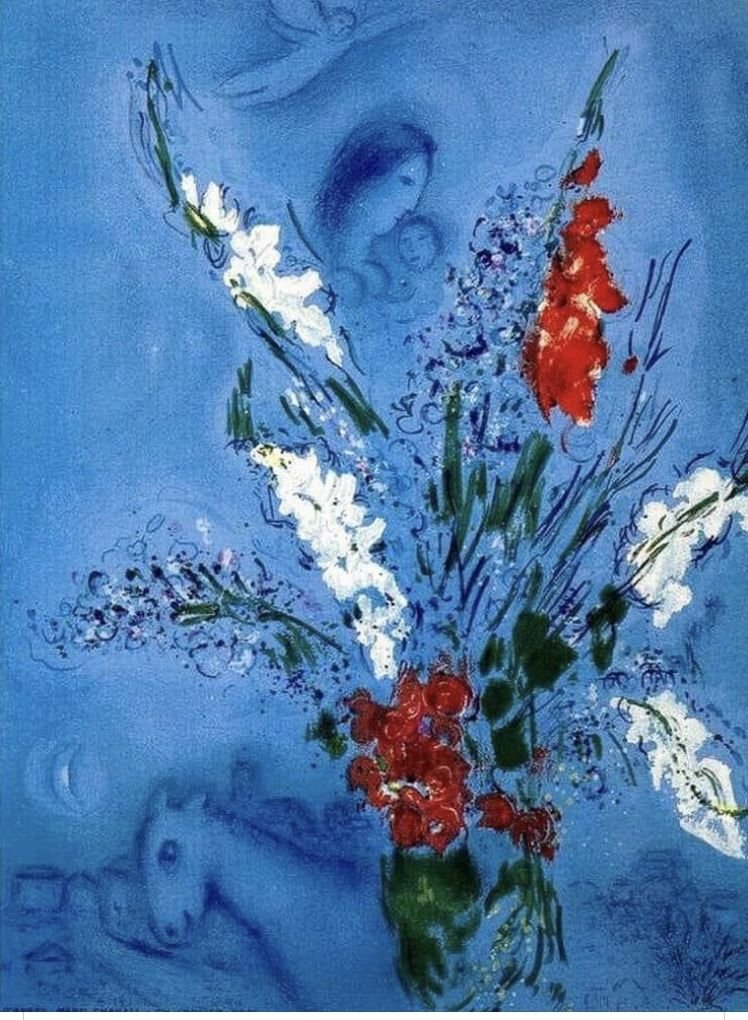 marysia_cc's tweet photo. The Gladiolas, 1967 by  Marc Chagall https://t.co/ULGAsKiNUU