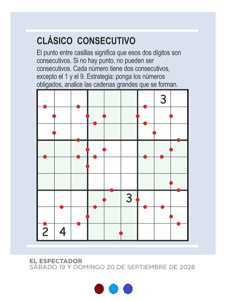 csejairoalberto's tweet photo. @elespectador #YoRecomiendo @fidelcanoco #Pasatiempos #JuegosdeIngenio #GimnasiaMental @IUDIGITAL #SudokuClásicoConsecutivo #Sept2026 @LuisAlirioCalle @wraillo @Jassondelarosai
A propósito de #SaludMental, #Bienestar y #Educación, así se resuelve el Sudoku Clásico Consecutivo de Sept. 20´26: https://t.co/ItC2iBTM5v