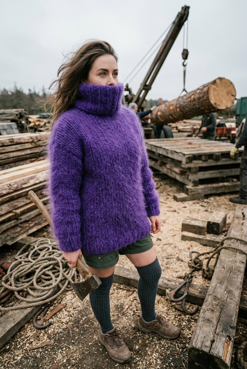 moh_ai_r's tweet photo. Lumberjack Day #mohair #mohairsweater #angora #angorasweater #wool #woolsweater #fluffy #fluffysweater #fuzzy #fuzzysweater #lepull #lepullmohair #pullover #mohairpullover #ai #aigenerated https://t.co/0gfIhScknM