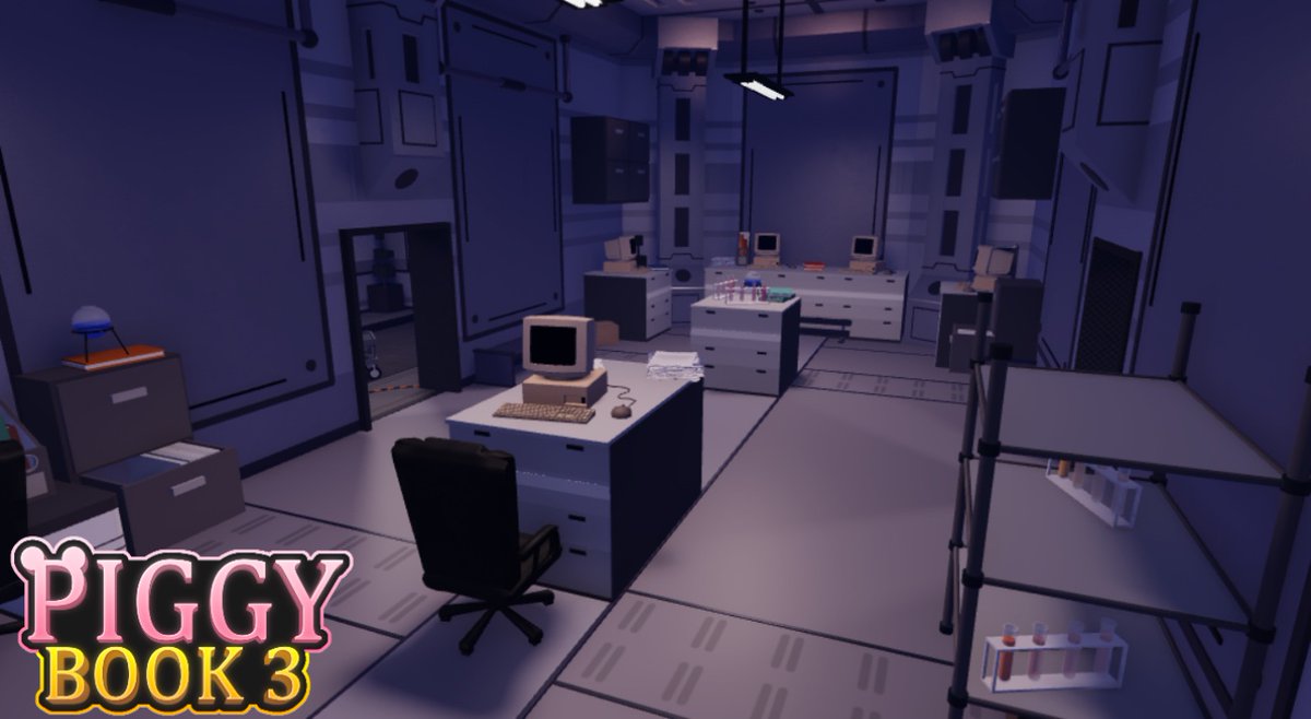 PB3NewsOfficial's tweet photo. Here’s 3 new looks at LAB — PILOT! 🧪

Coming THIS WINTER to PIGGY: BOOK 3. ❄️

We can’t wait for you guys to finally experience it! https://t.co/23YUnl5hbL
