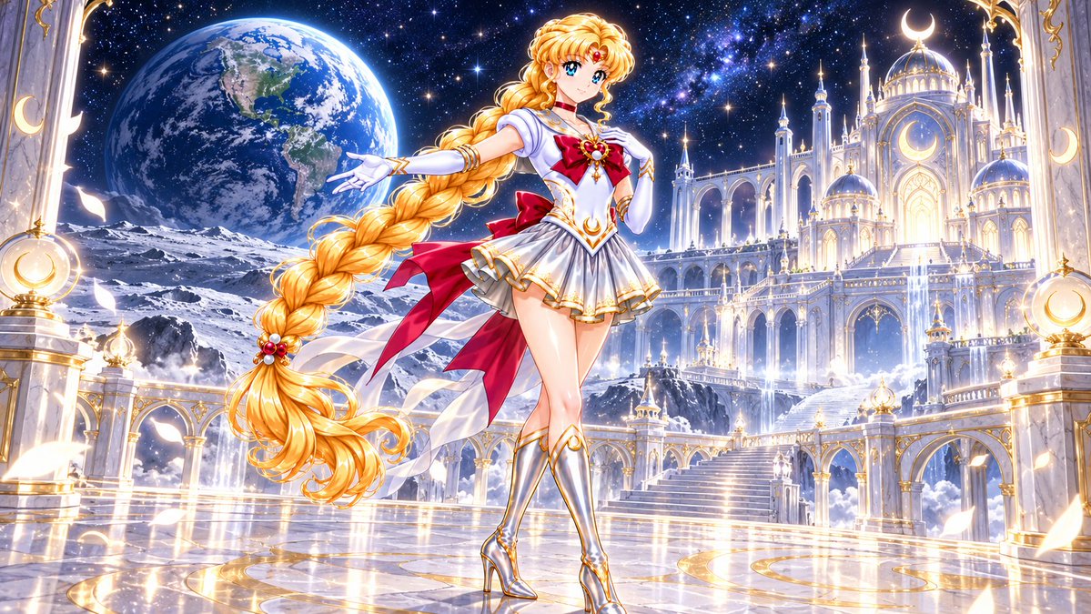Aelina_Haraya's tweet photo. Custom Sailor Moon design - Sailor Crescent Moon https://t.co/dN5D2MsVF6