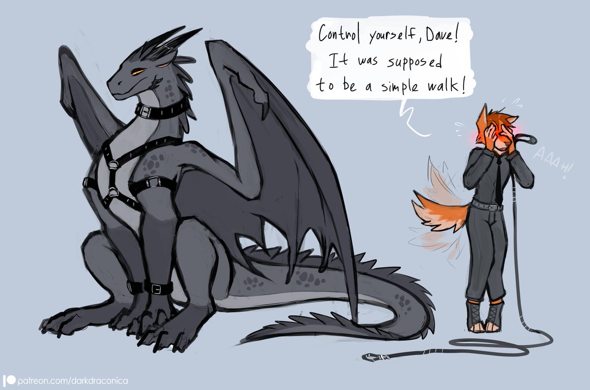 DarkDraconica's tweet photo. - Before the walk -

A little sketch about their everyday life https://t.co/ZdLWoKvS2H