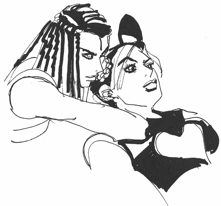 DailyErmesSO's tweet photo. Daily Ermes #45
Ermes with Jolyne, doodled by Hirohiko Araki. https://t.co/dMQHl9MUXn
