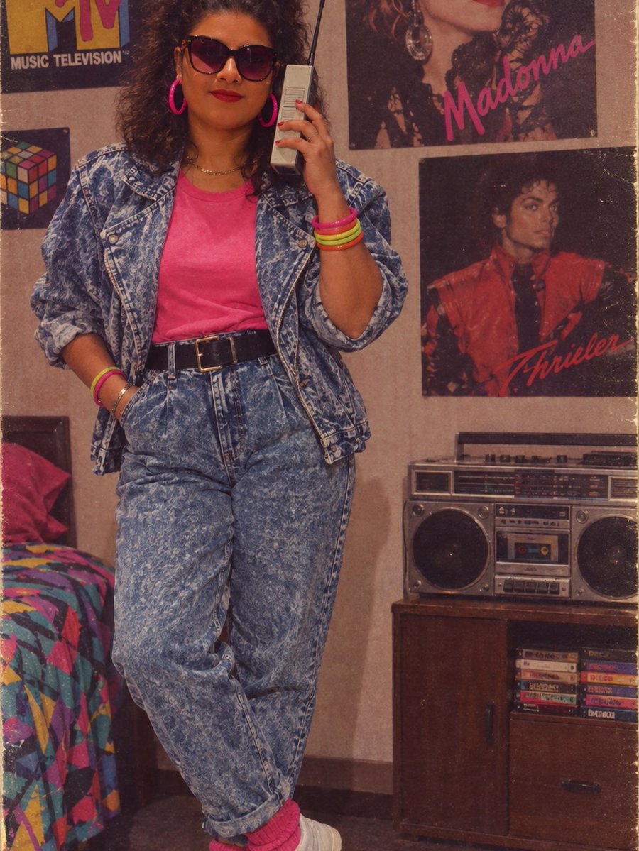 PetrinaBohn's tweet photo. Embracing the ’80s trend https://t.co/zwaTlkvyIZ