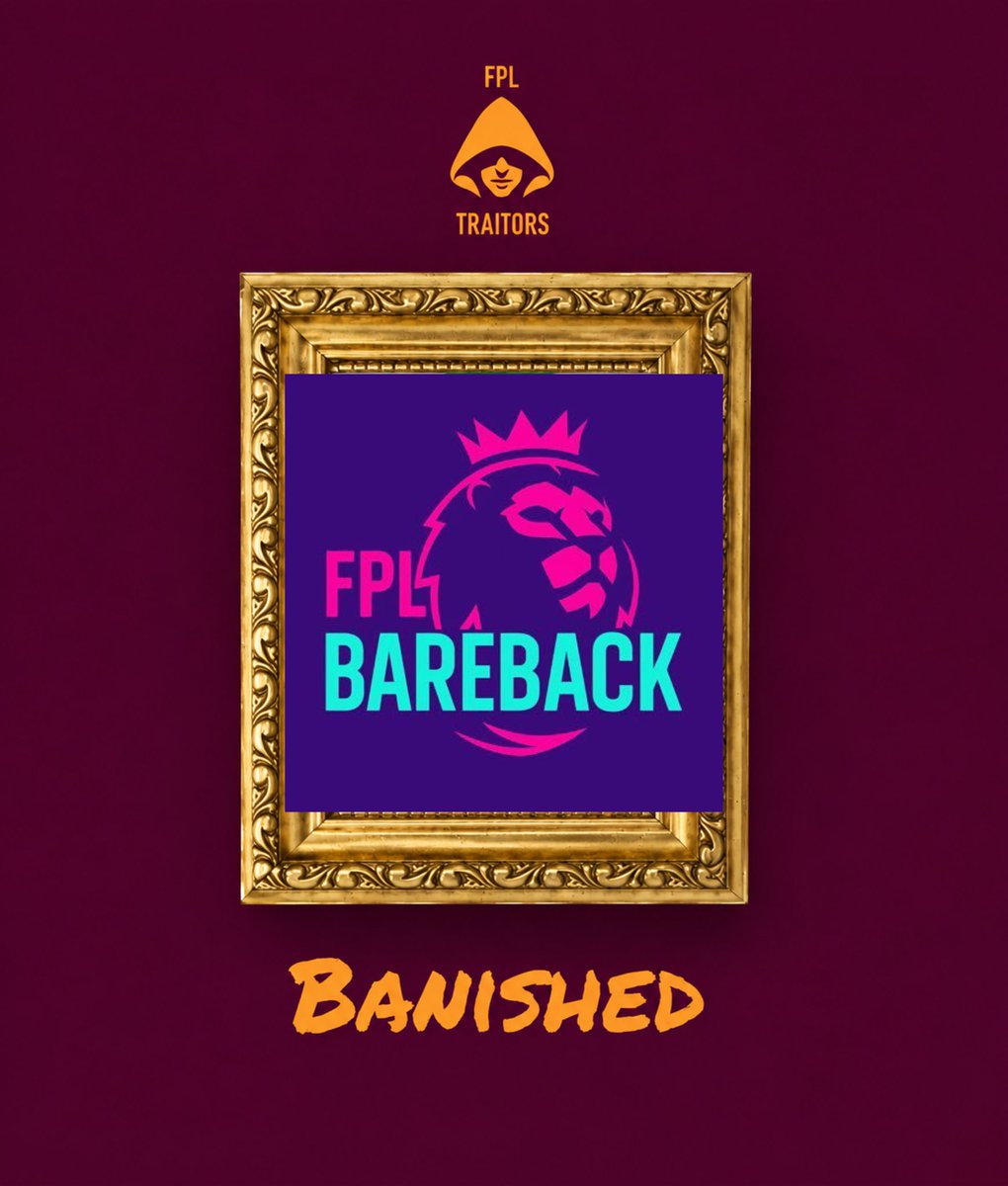 Greyhead19's tweet photo. @FPLBareBack has been banished and I can reveal they were a..
Faithful
Thank you for being such a great contestant #FPLTraitors https://t.co/X2mmuTqgSv
