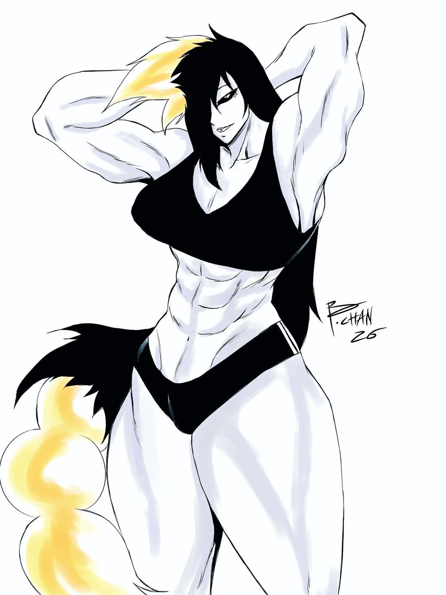 thatbluedemon's tweet photo. I had an idea for a Barbra and Emiko fusion. I call her BARBIKO! She has Barbra’s muscly strength along with Emikos ghostly powers! These mommas make the perfect pair! Here are two pieces made by my good friends @BrotonDude18137 @BritchHumbert
#Erma #Emiko #Fusion #Fanart #Art https://t.co/KRmZ6Cw64h