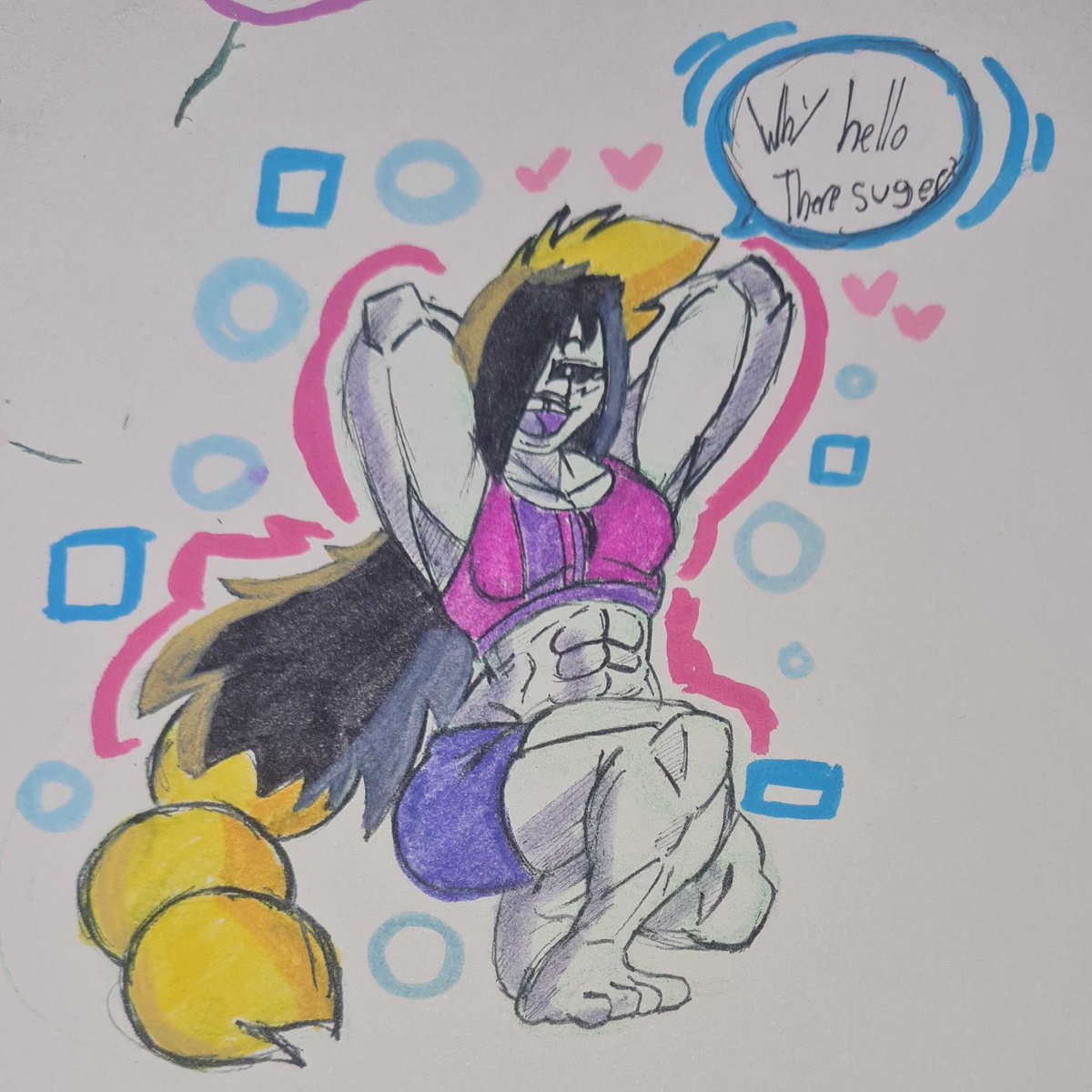 thatbluedemon's tweet photo. I had an idea for a Barbra and Emiko fusion. I call her BARBIKO! She has Barbra’s muscly strength along with Emikos ghostly powers! These mommas make the perfect pair! Here are two pieces made by my good friends @BrotonDude18137 @BritchHumbert
#Erma #Emiko #Fusion #Fanart #Art https://t.co/KRmZ6Cw64h