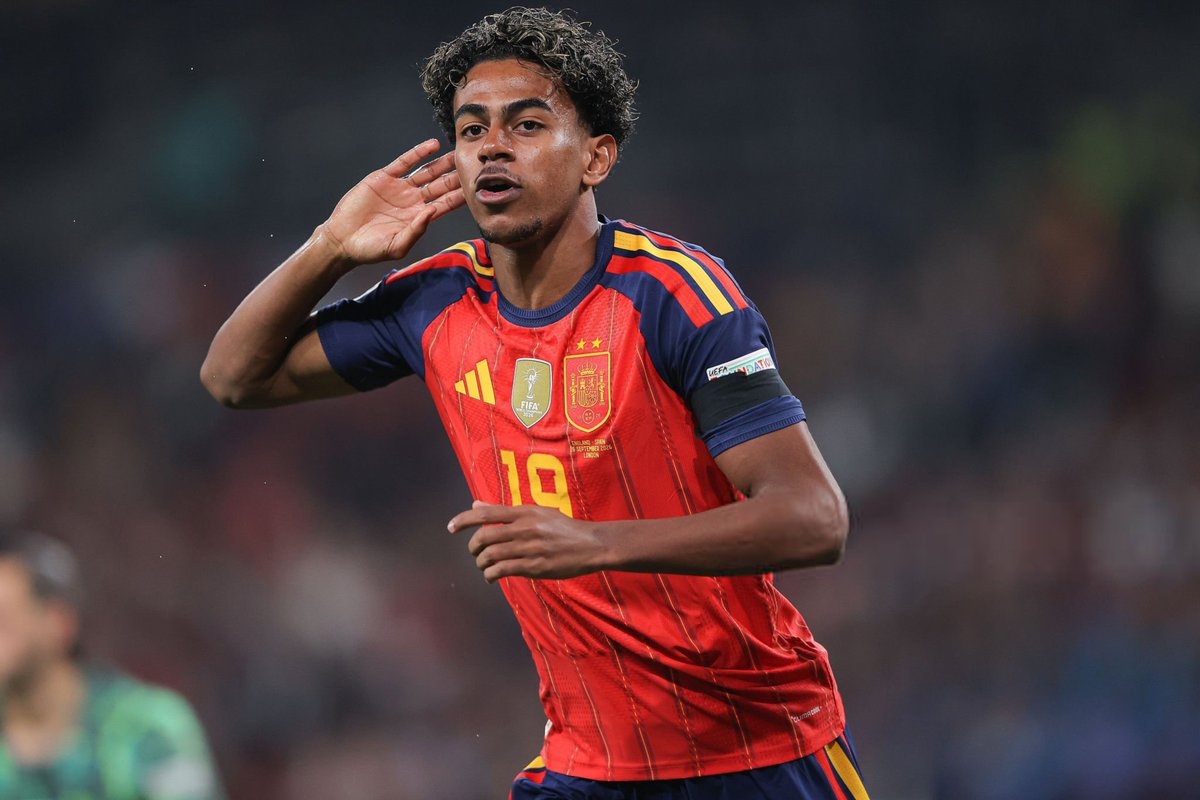 BarcaUniversal's tweet photo. 🚨 DID YOU KNOW: Spain have never lost a match in 90 minutes in which Lamine Yamal has started.

- 23 wins
- 6 draws https://t.co/h6ML7mBKa6