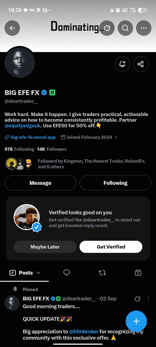 Raphe_X's tweet photo. @Danieltrades @berkayglife @EquityEdgeUK @kingstonpips @deartrader__ 27 February https://t.co/y3ghLZKltw