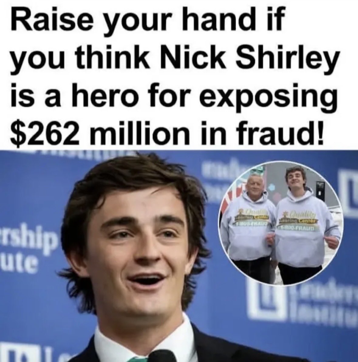 ProudElephant's tweet photo. Nick Shirley is a HERO in my book! 👏🏼🇺🇸 https://t.co/Ub1MGJqGZA