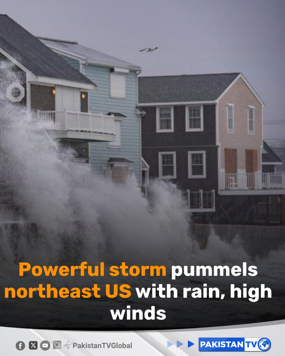 Severe Autumn Storm Slams Northeastern U.S., Flights Canceled and Power Outages Widespread