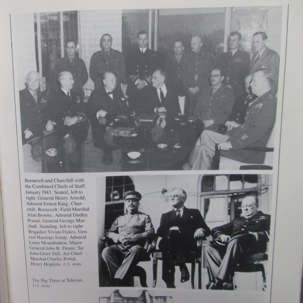 TraciPeddie's tweet photo. On the 40th anniversary of David Eisenhower’s At War 1943–1945, published by Random House on August 12, 1986, I’m sharing photos of a copy I found at Malden Public Library, including images from inside. https://t.co/UlSKvXnZGh