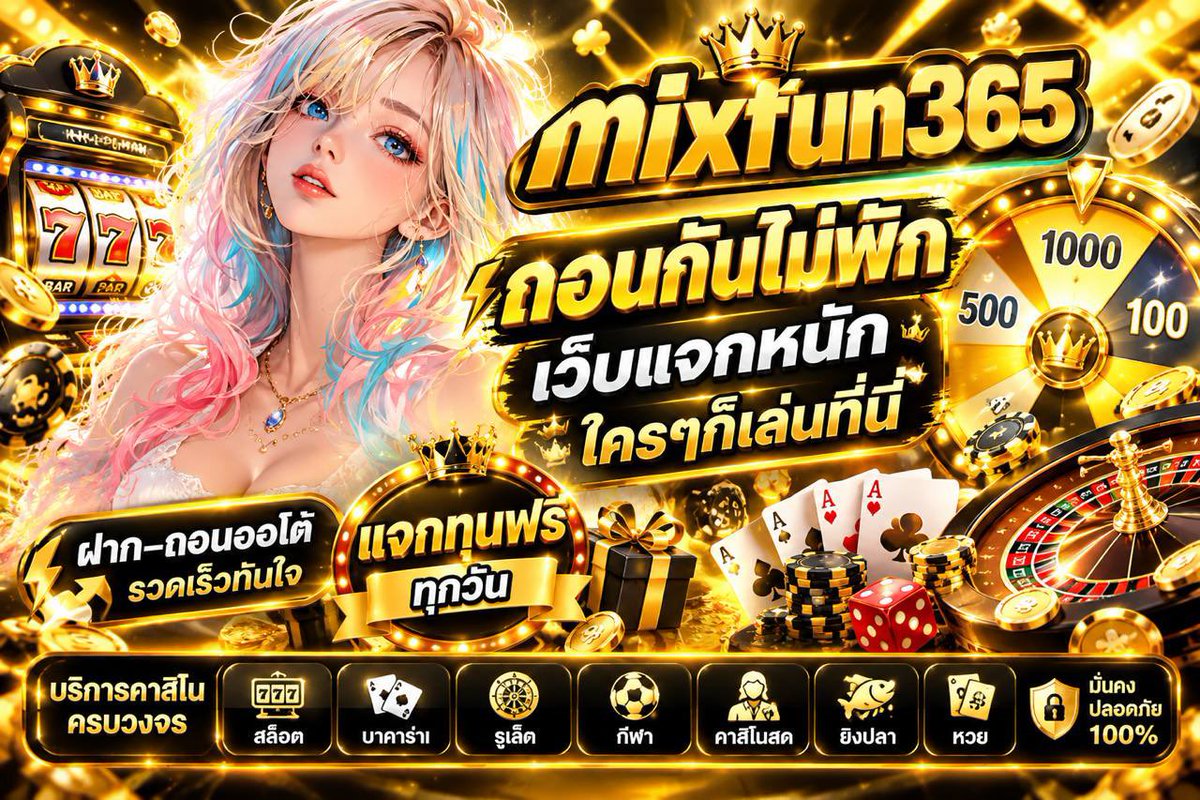 mafaixq69's tweet photo. มาแรง🔸เว็บดี🔹มั่นคง
ถอนได้ทุกยอดใหญ่ ไม่มีกั้ก🍀

📍ฝากบิล 50 หมุนกงล้อฟรี
💌คืนยอดเสียทันที 5%
🔻 https://t.co/EEC8ZEp5r8 https://t.co/COrtSjNOV6