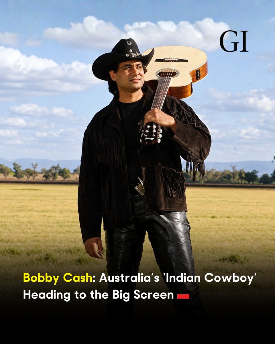 theglobalindian's tweet photo. Bobby Cash taught himself guitar in Dehradun from country records his aunt sent from Nashville. In Tamworth, Australia, he became known as "The Indian Cowboy." Now a film inspired by his life has been announced.
Read more: https://t.co/JTtQpxAlar
#TheGlobalIndian #BobbyCash https://t.co/Pi4oOsNjlR