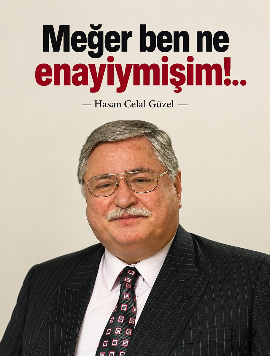 turkcedusunuyor's tweet photo. Bu günlerde değerini daha iyi anlıyoruz. Mekânın cennet olsun "Güzel" adam. Hasan Celal Güzel'in yıllar önce yazdığı o yazı:
"Sayın Milletvekillerine ithaf olunur- Efendim, artık 68 yaşında, su katılmamış bir avanak, hakikî bir budala ve gayrikabil-i ıslah bir 'enayi' olduğumu itiraf ediyorum. Bana küçük yaşımdan itibaren 'beytülmal'ın mukaddesliğini öğretmişlerdi. Hiç kimse 'Devlet malı deniz, yemeyen domuz' dememişti.
Bütün ömrüm tâbir-i âmiyanesiyle 'eşşek gibi' çalışmakla geçti. Çalışma hayatımda tek gün dahi izin kullanmadım. Bir gece bile doyasıya uyuyamadım. Kimileri bana 'uykusuz müsteşar' adını takıp uçup kaçtığımı söylerdi ama 'Ne akılsız adam yahu!' şeklindeki fısıltılar, her gün yüzlerce telefon konuşmasıyla çınlayan kulaklarıma kadar gelirdi.

Üzerinde 'T.C. Hükümeti' yazan kurşun kalemleri, silgileri ve kâğıtları, sadece resmî hizmetlerde, âdeta okşar gibi incitmemeye çalışarak kullanırdım. Çocuklarım devlet malına ellerini dahi süremezlerdi. Plakaları kırmızı ve siyah renkli resmî arabalara bir defa dahi binmediler. Yüzlerine bakmaya kıyamadığım Mustafam ve Elifim, bir saat daha az uyuyup belediye otobüsleri ve okul servisleriyle okula gittikleri esnada, bendeniz müsteşarlık ve bakanlık yapıyordum. Bırakınız eşime araba tahsis etmeyi, evde devletin personelini çalıştırmayı; idarecilik ve siyaset hayatımda lojmanda oturmadım. Koruma görevlisi de kullanmadım. Arabamın önünde ve arkasında fiyakalı eskortlar hiç bulunmadı.
Meğer ben ne enayiymişim!...

Yaptığım enayiliklerin haddi hesabı yoktur... Meselâ, bendeniz milletvekiliyken -birkaç zarurî toplantı dışında- Meclis lokantasında yemek yemezdim. Zira, burada çalışanlar kamu personeliydi ve çok ucuz olan yemekler milletin kesesinden sübvanse ediliyordu. Sonra, çok beğendiğim halde, aynı gerekçelerle TBMM Sigarası da içmedim. Ceplerim şıkır şıkır metal jetonlarla dolu olarak dolaşır, özel görüşmelerimi kulisteki ankesörlü telefonlarla yapardım. O zaman 'beleş' cep telefonlarımız da yoktu.

Hiçbir hediyeyi kabul etmez; ya reddeder veya demirbaşa kaydettirerek devlete intikal ettirirdim. Yıllarca üst yöneticilik, müsteşarlık, bakanlık yaptım; hâlen evimde bu dönemlere ait -bronz plaketler dışındatek bir hatıra eşya göremezsiniz.
Benim anladığım mânâda siyasete 'Zengin girilir, fakir çıkılır'. Biz enayiler, devlet hizmetini ve siyaseti böyle anlıyoruz. Siyasî hayatımda önüme çıkan yüzlerce fırsatı teperek mal mülk edinmedim. Bilâkis, ANAP'taki Genel Başkanlık mücadelesinde, Bond çantalarda getirilen paraları reddederek, eşimin SSK kredisiyle aldığı Oran'daki daireyi; YDP'nin kuruluşunda da babamdan kalan Malatya'daki ev ile dedemden kalan Gaziantep'teki evin bana düşen hisselerini harcadım.
Bu arada, eşimin uzmanlığıyla ve alınteriyle hak ettiği 'Vakıflar Genel Müdürü' olarak tayin kararnamesini, nasıl engellediğimi de unutmayayım.

Sadece bununla kalsa neyse... ANAP döneminde, şiddetle muhalefetime rağmen çıkarılan 'kıyak emekliliği' reddedip tek maaşa devam ettim. Bu haksız uygulama hâlen devam ediyor. Başbakanlık Müsteşarı'yken, milletvekili maaşlarının buna göre ayarlanmasını gerekçe göstererek kendim için sözleşme yapmadım ve üç yıl müddetle emrimdeki daire başkanlarından bile daha az maaş aldım.
Meğer ben ne enayiymişim!...
***
Şimdi 70'ine merdiven dayadım. Hâlâ kirada oturuyorum. Kendime ait tek mülküm kitaplarım... Yani, sizin anlayacağınız, gerçek anlamda 'Dikili ağacım dahi yok'. Hizmet hayatım boyunca, muhatabımın bıyık altından gülerek dinlediği, 'Bu fukara millete ben bu masrafı hiç yaptırır mıyım?' lâfım vardı.
Sevgili okuyucularım, bu yazdıklarımı okuyup da sakın bütün bunlardan pişmanlık duyduğumu sanmayınız. Enayilik öylesine içime işlemiş ki geriye dönmek mümkün olabilse gene aynısını yapardım.
Beni bütün 'enayiliğime' rağmen kimseye muhtaç etmeyen Yüce Allahıma hamd ediyorum."