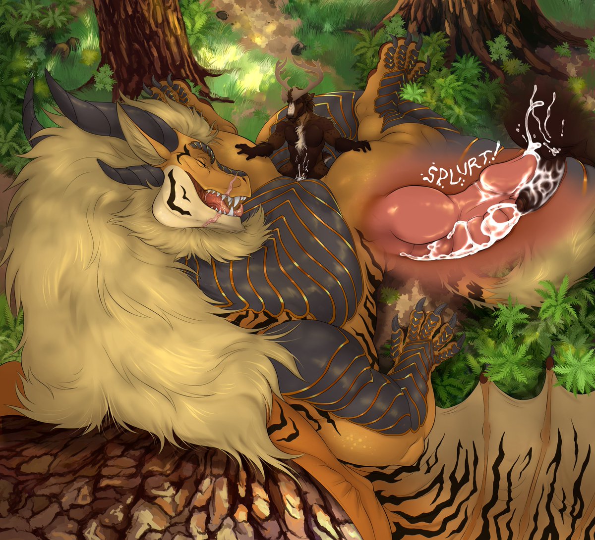 heavychow's tweet photo. 🐉+🦌=💦🥴
big dragon and an ambitious caribou. scroll to see these fellas cum 🔥 https://t.co/c5u5xOb4W9