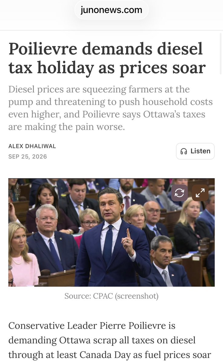 AndrewScheer's tweet photo. Conservatives are focused on saving you money. 

Liberal laws make it harder and more costly to refine oil here in Canada. 

Higher diesel prices mean higher grocery prices as transportation costs soar. 

Liberals are all talk. No results. https://t.co/FTdK3sbu2Y