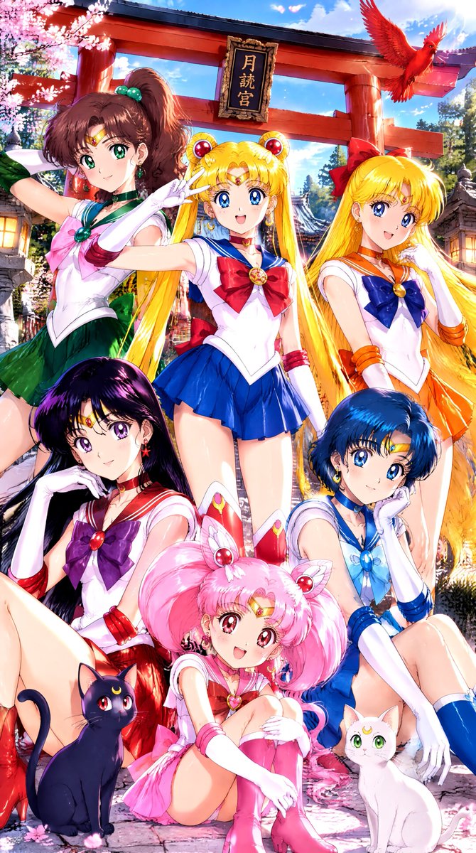 sumo2028's tweet photo. 神社で美少女戦士セーラームーン

#セーラームーン #SailorMoon
#AIart #セラムン https://t.co/BmcjLvLxeW