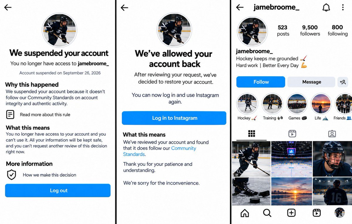 Cyber_syt1's tweet photo. The suspended Instagram account is back active https://t.co/i1MVVLVAaZ