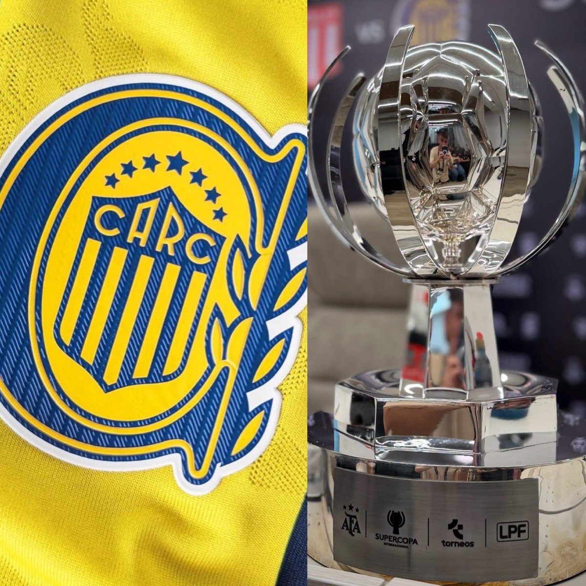 AtaqueFutbolero's tweet photo. 🏆🇦🇷 Rosario Central es CAMPEÓN DE LA SUPERCOPA INTERNACIONAL y llega a ¡14 TÍTULOS! en su historia.

Así SUPERA A HURACÁN y queda como el 9º CLUB CON MÁS TROFEOS DEL FÚTBOL ARGENTINO. 🌟 https://t.co/x0IaS8ORA0