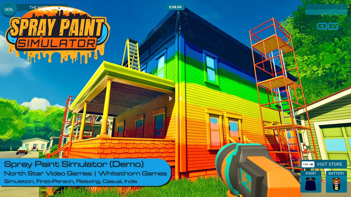 OverageGmngCom's tweet photo. OG plays Spray Paint Simulator (Demo)!
https://t.co/OhM3u8STED
Like & Sub!
@NorthStarVG
@WhitethornGames
#SprayPaintSimulator #SimulationGames #ArtInGames #RelaxingGames #IndieGameTrends #IndieWatch #IndieDev #GameDev #IndieGameDev #IndieGame #IndieGames #Gameplay #LetsPlay https://t.co/Oq37IvkpBk
