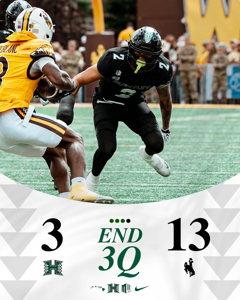 HawaiiFootball's tweet photo. Headed to the fourth

#BRADDAHHOOD x #GoBows https://t.co/CzTuC3YvXN