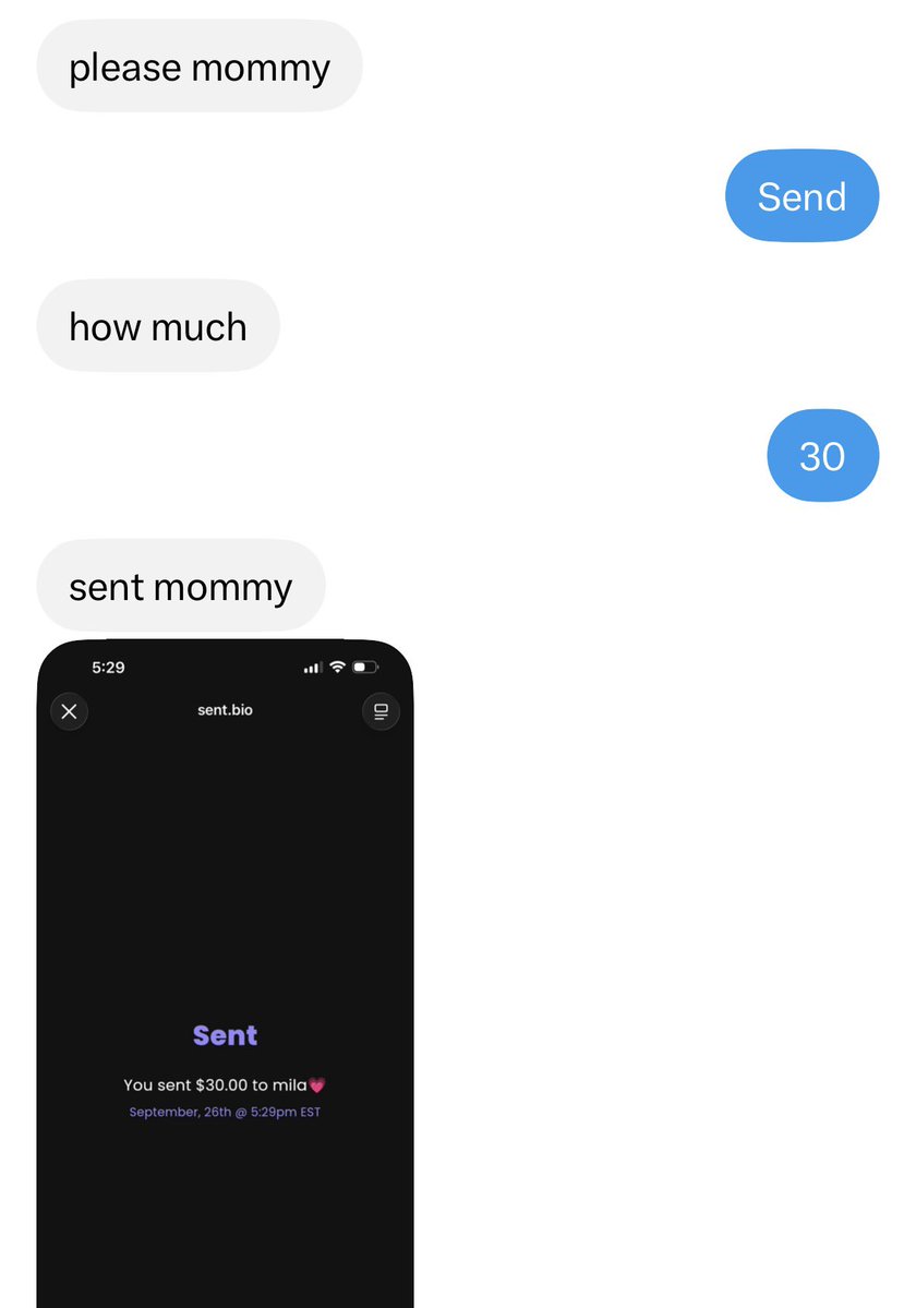 spoilmilaa's tweet photo. like i said, they’re the ones asking to send to me 🥰 https://t.co/lQPolCxoCx