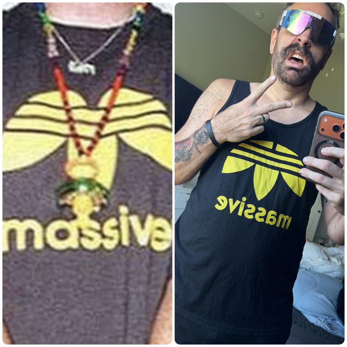Upper90ClubPod's tweet photo. Who wore it better? Raver guy from a rolling stone photo about drug culture or middle aged turd man?
Shouts to @SupporterSupply -> make your dreams come true!
#Crew96 #Massive https://t.co/vxE6nUJ9SC