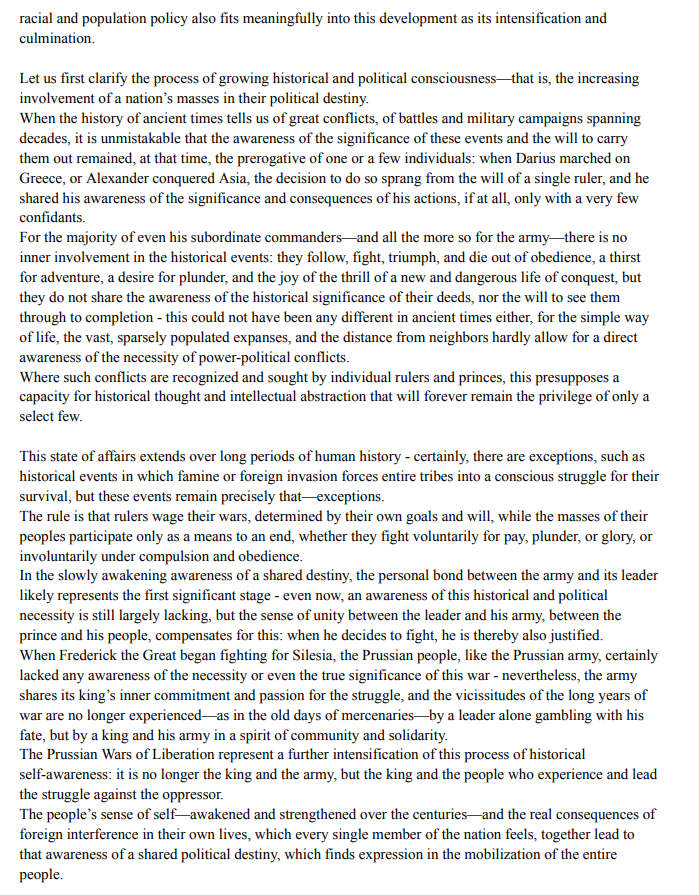NSLitArchive's tweet photo. New upload to the Internet Archive:

"Racial Policy During Wartime" is a collection of multiple essays written by prominent  National Socialists on the importance of racial hygiene and population control during wartime, as it reflects how well the population will recover once the war is over.
Featuring essays by men such as Senior Director Prof. Dr. Walter Groß, Head of the NSDAP’s Office for Racial Policy; Dr. Günther Hecht, Head of the Reich Office; Dr. Fritz Brüggemann, State Director of the RDF (Reich League for the German Family) and more, this collection should serve as a great basis for learning about how National Socialism viewed the importance of racial hygiene, and what it was actually doing in pursuit of this goal.

Read it here: https://t.co/6plxELIxYC