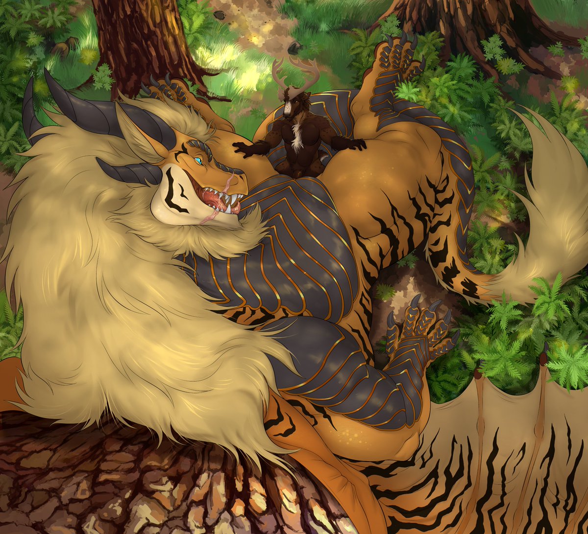 heavychow's tweet photo. 🐉+🦌=💦🥴
big dragon and an ambitious caribou. scroll to see these fellas cum 🔥 https://t.co/c5u5xOb4W9