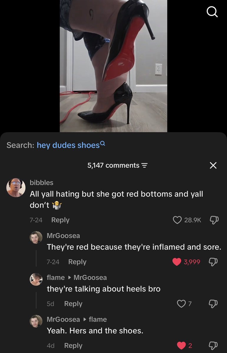 Poopoo57382246's tweet photo. I used to love this comment but looking at it I see that MrGoosea is a man. This only furthers my belief that all men are stupid and evil https://t.co/GlTlJyZEC5