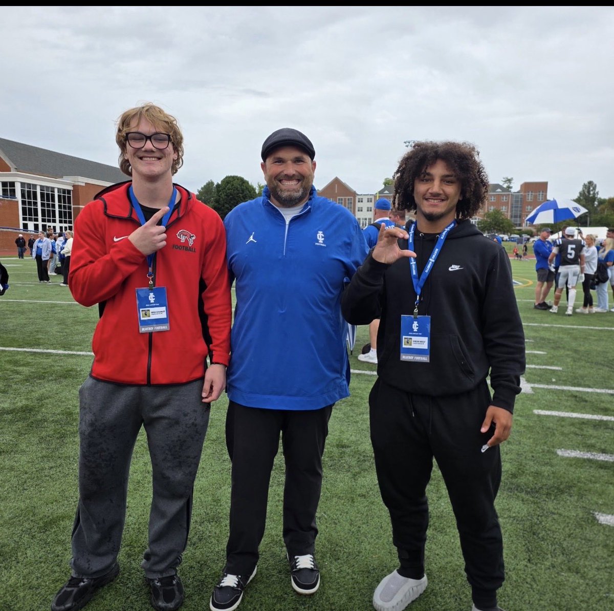 daelynneely2027's tweet photo. had an awesome game day visit at @IC_Football, amazing program thank you for having me #agtg https://t.co/dfd3HTgcKt