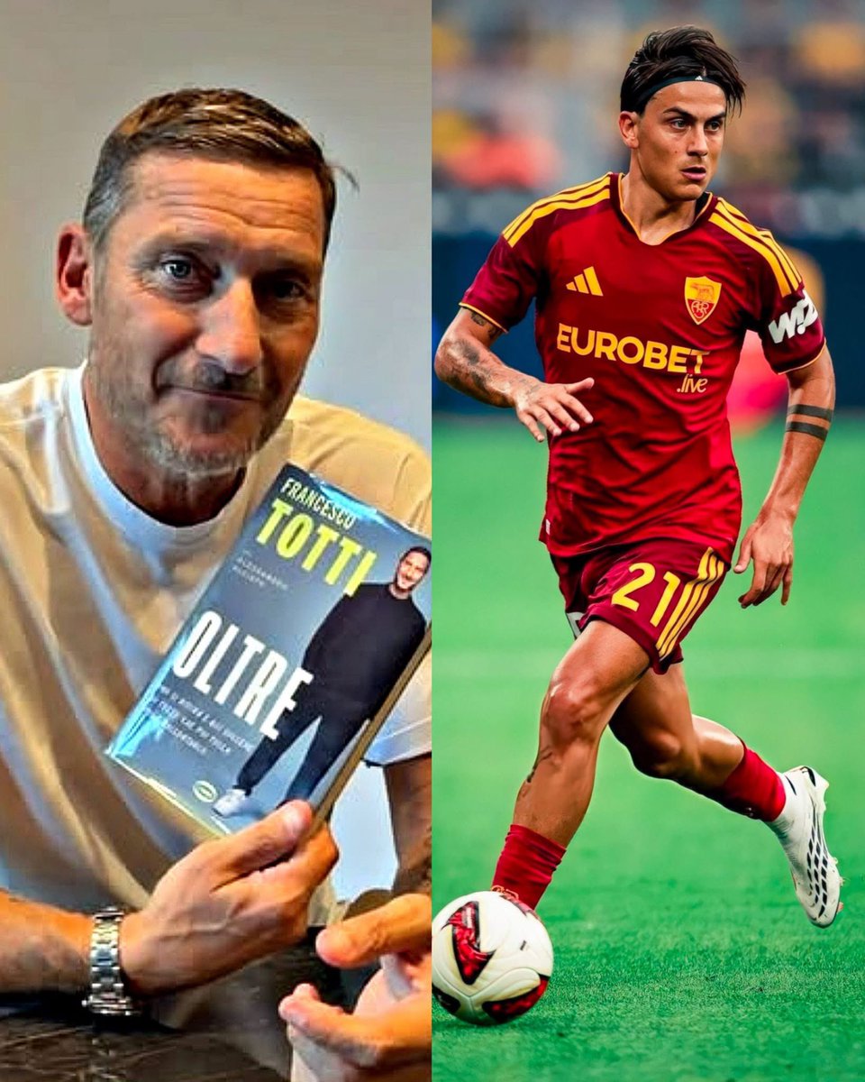 MotivacionesF's tweet photo. ¡TOTTI SE NEGÓ A ENTREGARLE EL ‘10’ A DYBALA!

Cuando Paulo Dybala llegó a la AS Roma en 2022, la directiva quiso que Francesco Totti le entregara su legendario dorsal ‘10’ durante la presentación del argentino.

La respuesta del eterno capitán fue contundente:

🗣️ «¿Están locos? Si tienen el ánimo, dénselo ustedes mismos, sin implicarme».

Totti dejó claro que no tenía nada contra Dybala. El problema era el significado de ese número para Roma. 👑

🗣️ «No quiero retirar definitivamente el número 10. Sería negar un sueño maravilloso a los niños. Pero es un símbolo demasiado importante para dárselo a alguien que viene del otro lado del mundo por un período limitado».

Para Totti, el ‘10’ debía pertenecer algún día a alguien nacido y criado en Roma, que eligiera al club para toda la vida.

Tras su negativa, Dybala terminó utilizando el ‘21’, el mismo dorsal que había llevado durante sus primeros años en la Juventus.

EL ‘10’ DE TOTTI NO ERA PARA CUALQUIERA. 🔟🐺