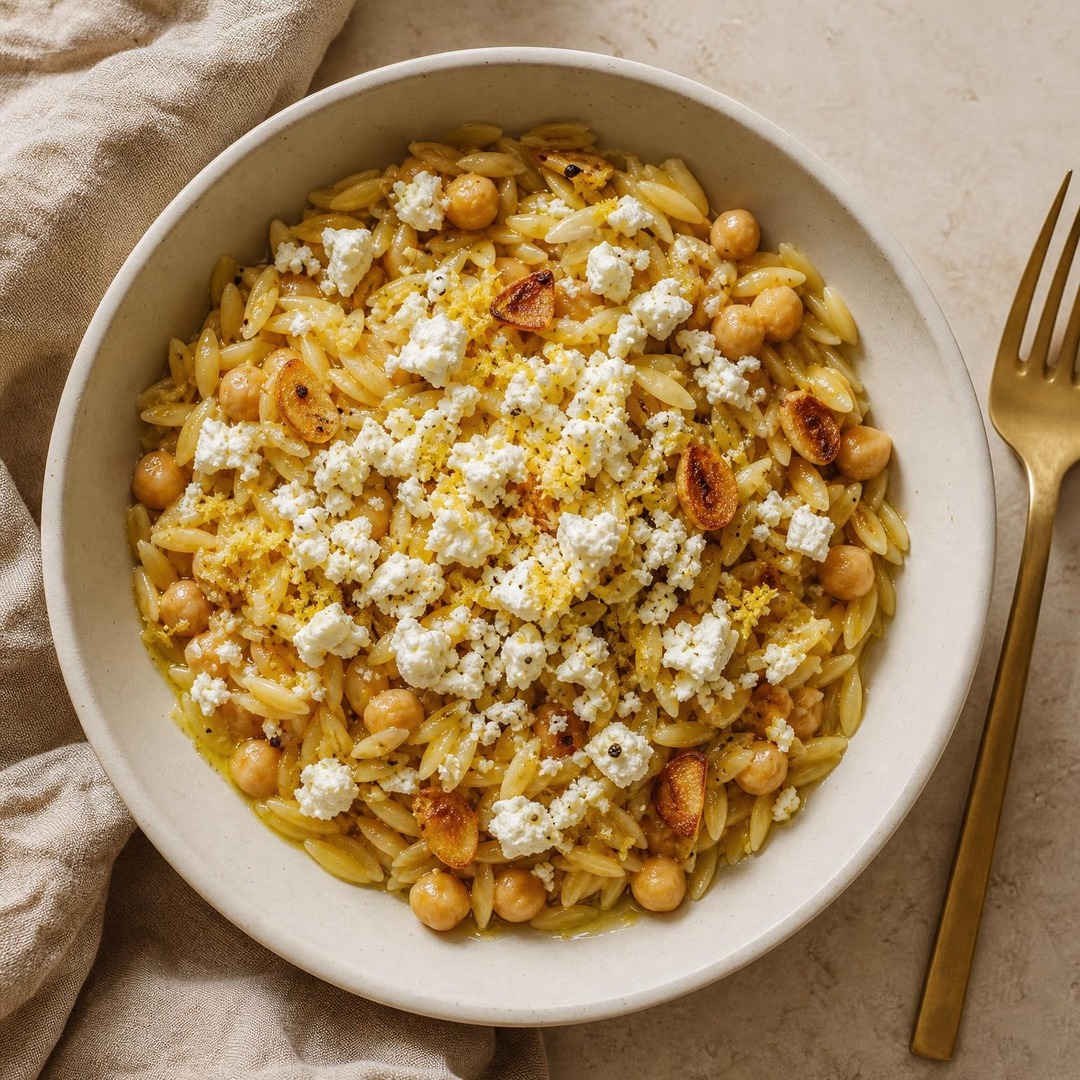 ArielGoddavtk7's tweet photo. POV: 6:01 PM, grocery day is tomorrow, and all you have is chickpeas, orzo, and feta. Three fast dinners from the same trio
1. Lemony chickpea orzo: Toss cooked orzo with olive oil, lemon, garlic, chickpeas, and crumbled feta. 2. Crispy feta https://t.co/gmWaSRjqCv