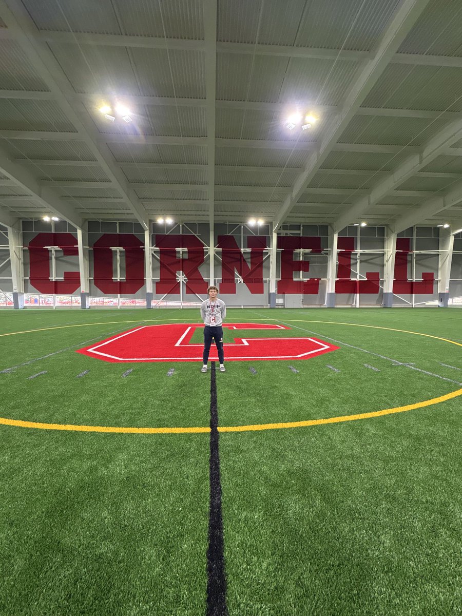 TM3murph7's tweet photo. Blessed to be able to make it up to Ithaca today for a Game Day Visit at @BigRed_Football. I want to thank all the coaches and staff who made this possible, I had a great time the campus and facilities were wonderful. 
@Coach_Hatcher20 @DanSwanstrom @TreyFlowers_ @M_E_Miller https://t.co/dE4xFHNdT1
