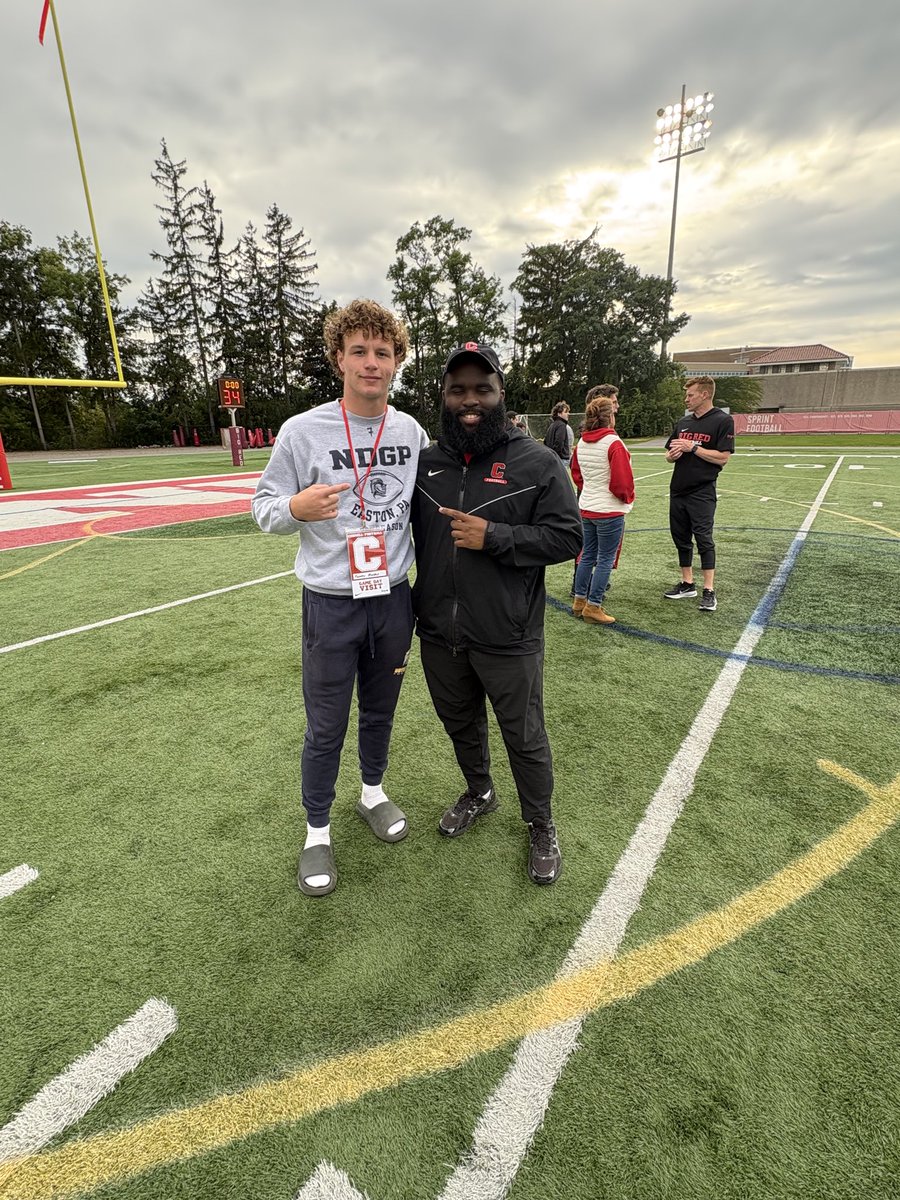 TM3murph7's tweet photo. Blessed to be able to make it up to Ithaca today for a Game Day Visit at @BigRed_Football. I want to thank all the coaches and staff who made this possible, I had a great time the campus and facilities were wonderful. 
@Coach_Hatcher20 @DanSwanstrom @TreyFlowers_ @M_E_Miller https://t.co/dE4xFHNdT1