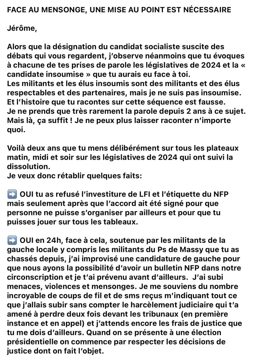 HellaKribi's tweet photo. @JeromeGuedj tes mensonges et tes manipulations sur les plateaux télé, ça suffit !

La verité, la voilà ⤵️ https://t.co/O0WMitNZth