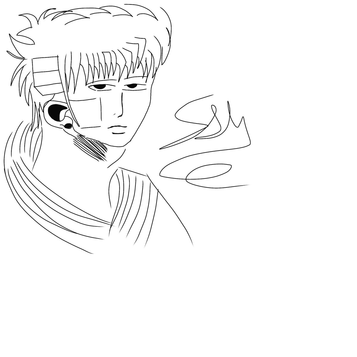 Legzofficial's tweet photo. Hoje fiz essa sketch do Sakata Gintoki de Gintama , um dos meus mangás favoritos .

#sketch #gintama #anime #animeart #art https://t.co/2QarLpICsF