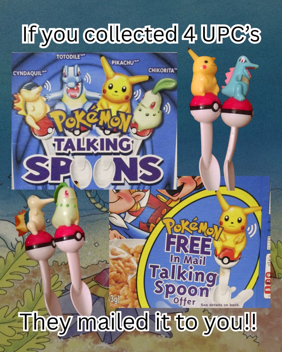 PapiisCards's tweet photo. Sound at the end!!! Do you remember these???
#vintage #papiiscards #talkingspoon #pokemon https://t.co/cA2aTSkp0w
