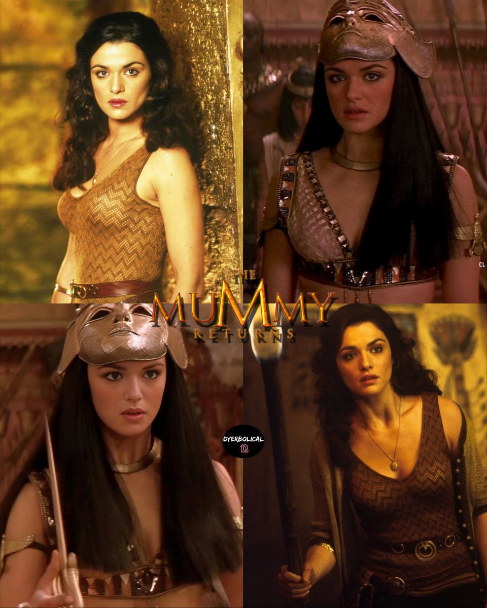 ImmortalBitesDB's tweet photo. Rachel Weisz in The Mummy Returns. https://t.co/VAUg5TSDa4