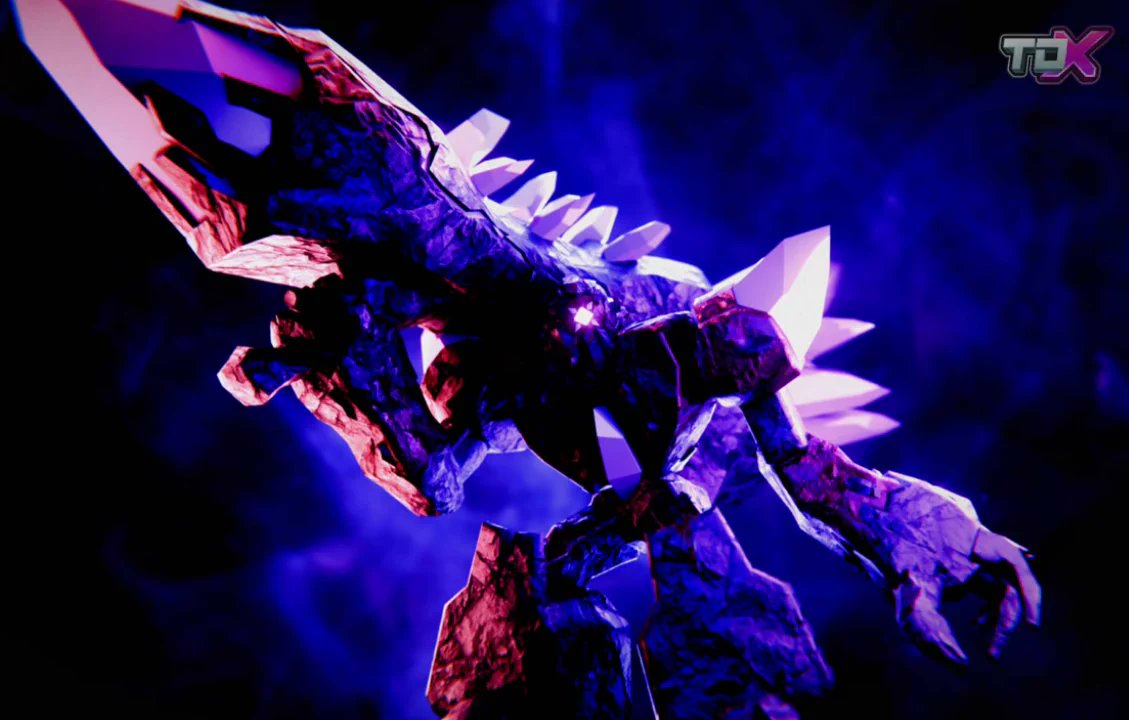 AlphaPredatorTD's tweet photo. ALPHA PREDATOR HAS BEEN DISMANTLED, BY ME.

I SENSE THIS PLACE MAY GRANT ME SOME... WORTHY FOES... SO CONSIDER ME AN 'ENEMY'.

I SEEK A CHALLENGE, SO TRY ME IF YOU DARE, LET US IMPRESS THE VOID GOD! 

HAHAHA!

[Void Devastator takeover!] #tdx #towerdefensex https://t.co/QNtPXcrgxW