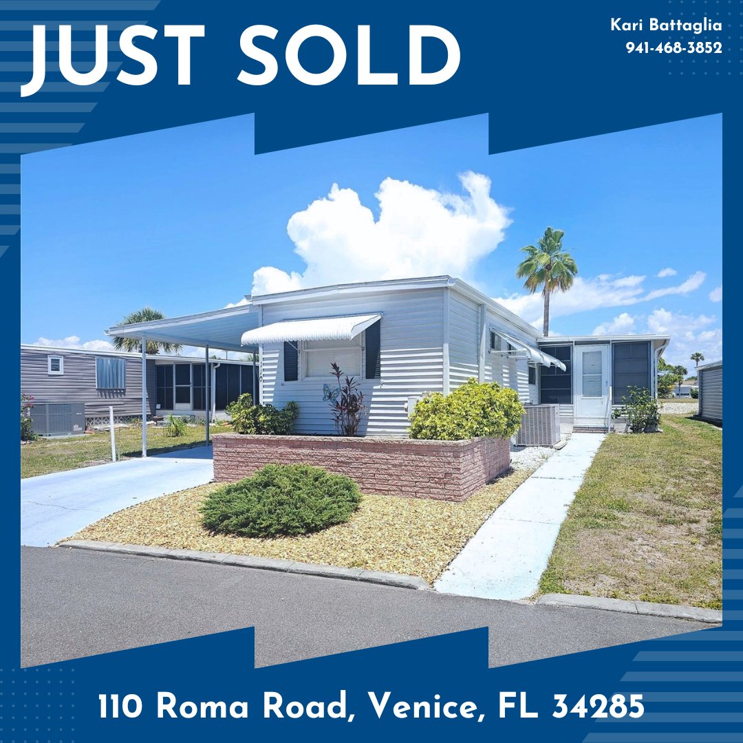 NHSuncoast's tweet photo. 💥JUST SOLD💥

Nice Work, Kari!👏😀

Congratulations to the sellers on the sale of your home! 🏡🏷

#JustSold #RealEstate #VeniceFL #I🧡MyNextHomie #HumansOverHouses #OrangeIsTheNewSold #NextHome #NextHomeSuncoast https://t.co/nwMtwsAoCK
