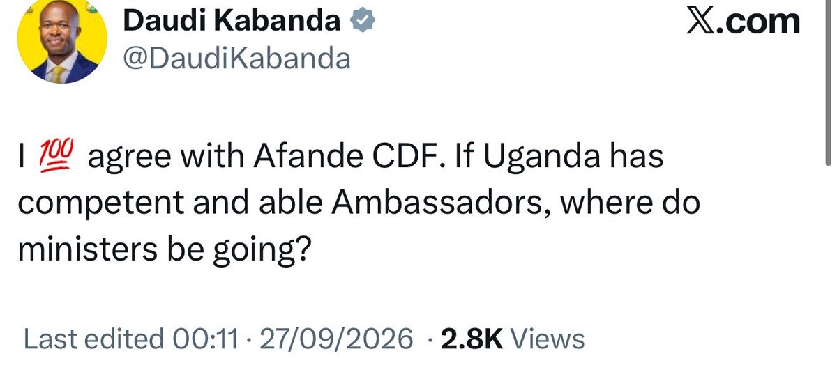mukigawamuhoozi's tweet photo. In less than 30 minutes Kabanda has already denied his best friend Kasolo 

😂😂😂 https://t.co/ungHaQsp2c