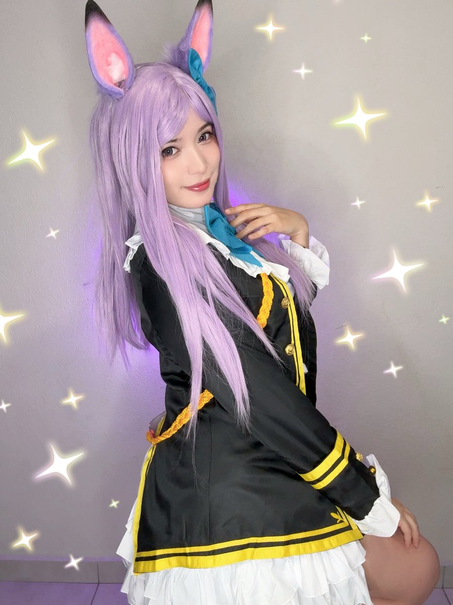 HatoJoestar's tweet photo. Mejiro McQueen 🐴💖

Cosplay: @miccostumes ✨

#UmaMusumePrettyDerpy https://t.co/m3ZntURa5g